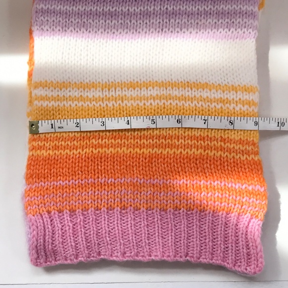OLD NAVY Scarf and Hat Set Striped Rainbow NWT - Picture 14 of 15